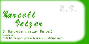marcell velzer business card